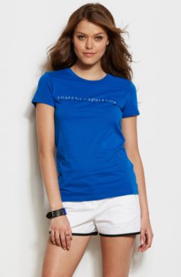 Rhinestone Logo Tee<br>Online Exclusive