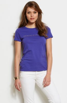 Rhinestone Logo Tee<br>Online Exclusive