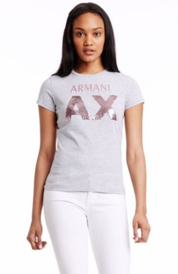 Bold Sequin Logo Tee
