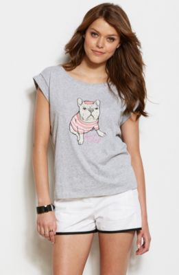 Embellished Bulldog Tee