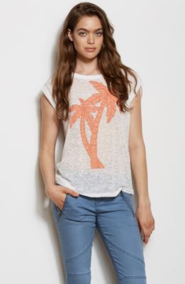 Palm Burnout Tee