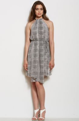 Handkerchief Hem Halter Dress
