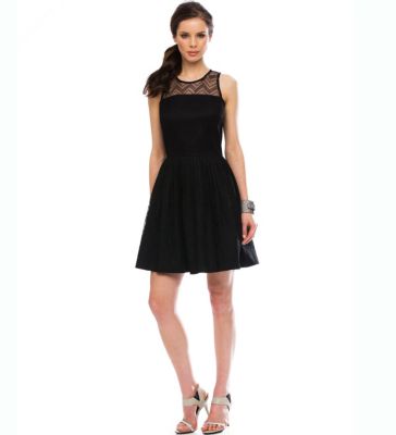 Lace Fit & Flare Dress