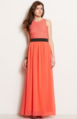 Banded Twofer Maxi Dress<br>Online Exclusive 