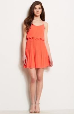 Pleated Swing Dress
