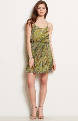 Pleated Swing Dress