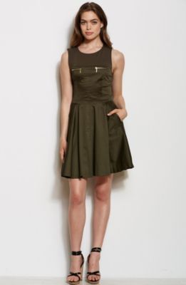 Utility Fit and Flare Dress