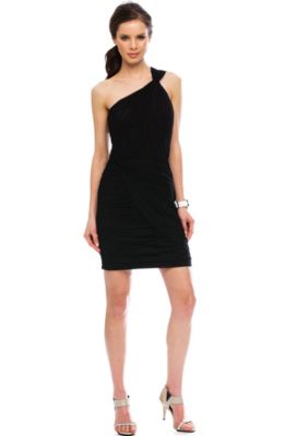 One Shoulder Rouched Dress 