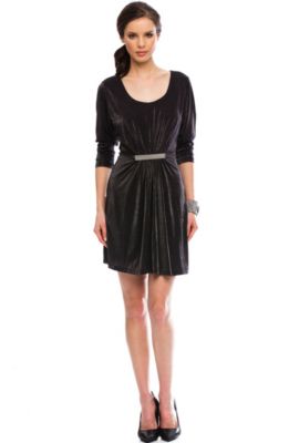 Draped Hardware Dress
