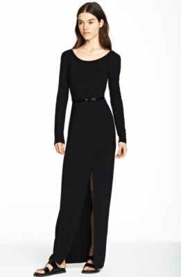 Front Slit Maxi Dress