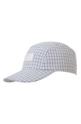 Plaid Logo Patch Baseball Hat 