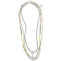 Beaded Cross Necklace