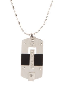Rubber and Metal Dog Tag