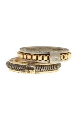 Burnished Ring Set