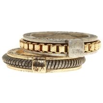 Burnished Ring Set