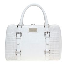 Perforated Signature Satchel