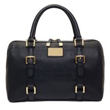 Perforated Signature Satchel