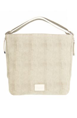 Snake Embossed Hobo Bag