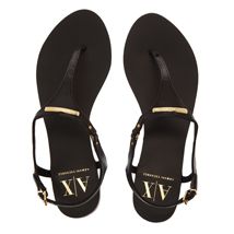 Logo T-Strap Sandal