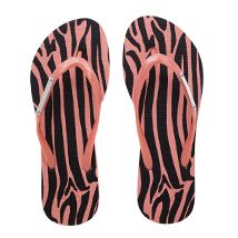 Zebra Print Flip Flop