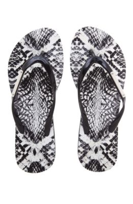 Snake Print Flip Flop