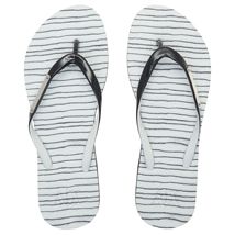 Stripe Print Flip Flop