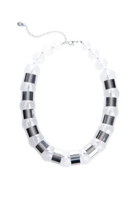 Clear Beaded Necklace