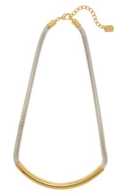 Metal Tube Necklace