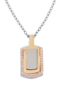 Statement Dog Tag Necklace