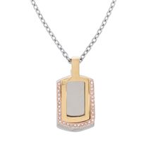 Statement Dog Tag Necklace