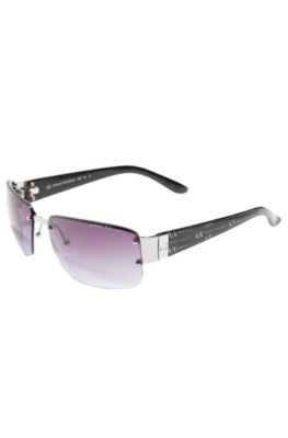 Rimless Logo Sunglasses