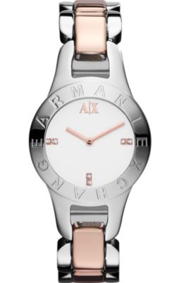 Two Tone Bracelet Watch