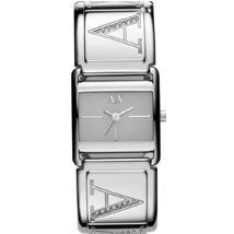 Silver Square Metal Watch