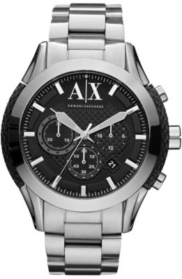 Black Face Chrono Watch