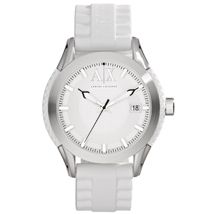 White Rubber Strap Watch