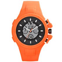 Neon Orange Rubber Watch