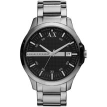 Black Face Metal Watch