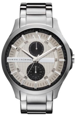 Silver Chronograph Bracelet Watch