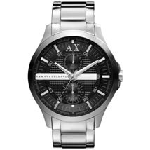 Silver A|X Banded Bracelet Watch
