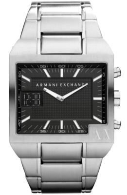 Steel Square Watch 