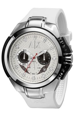 White Rubber Sport Watch