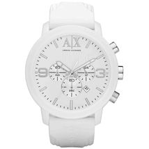 White Canvas Chrono Watch