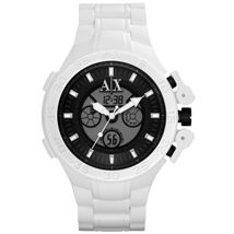 White Rubber Chronograph Watch