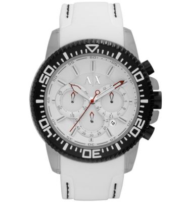 White Rubber Chrono