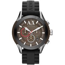 A|X Silicone Strap Chronograph Watch