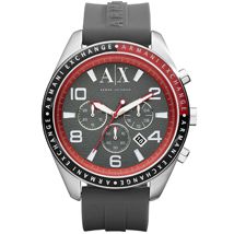 A|X Rubber Strap Chronograph Watch