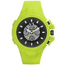 Neon Yellow Rubber Watch